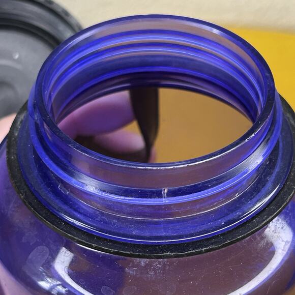 2 Pack Nalgene Wide Mouth 32 oz. Water Water Narrow Mouth Purple Blue - Picture 10 of 11